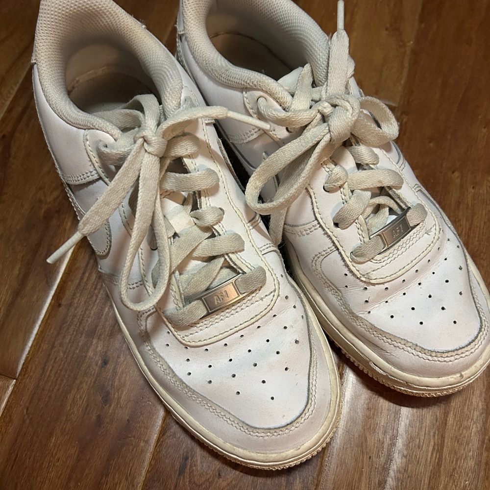 White Nike Air Force 1 Sneakers